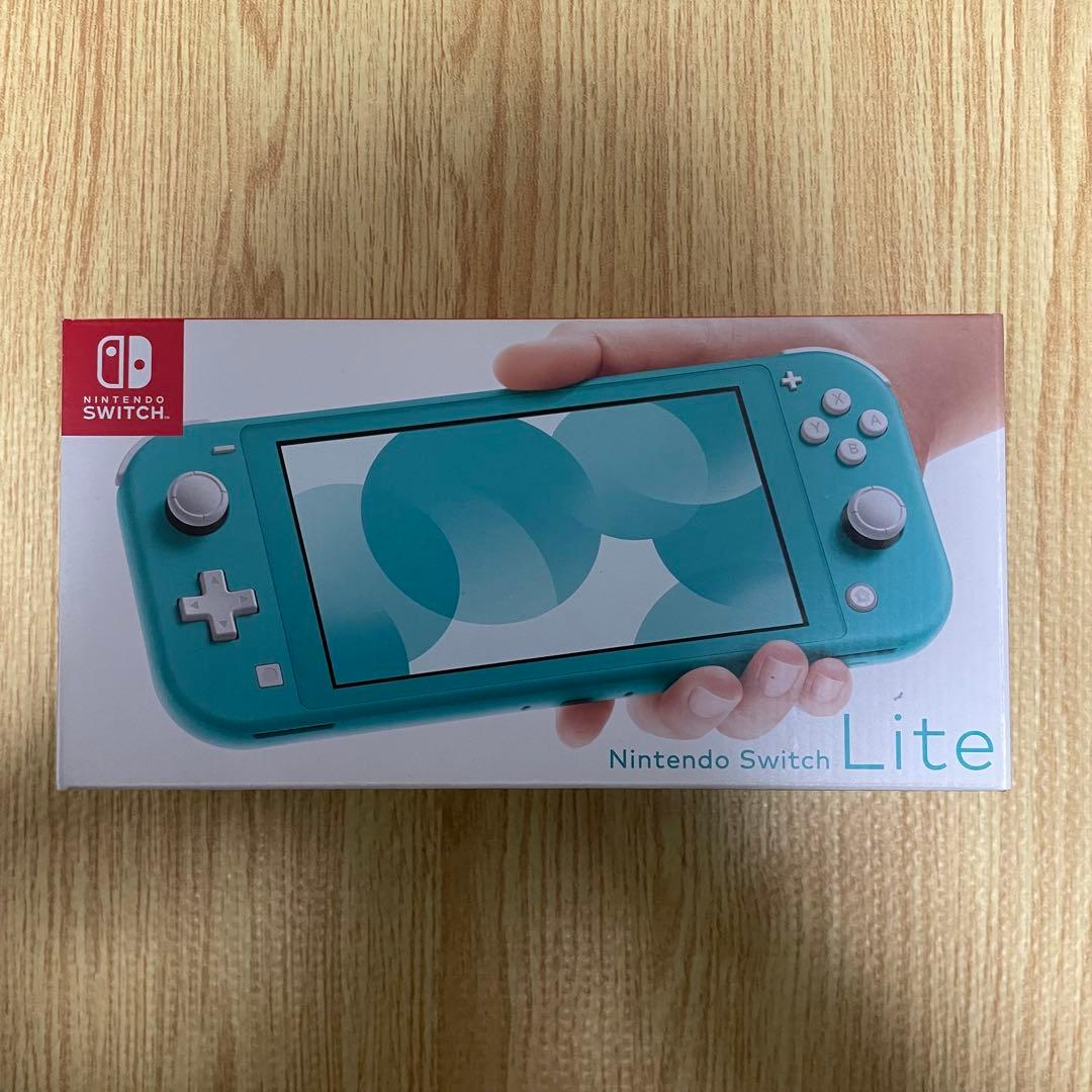 (初期化済) Nintendo Switch Lite ターコイズ ケース付き