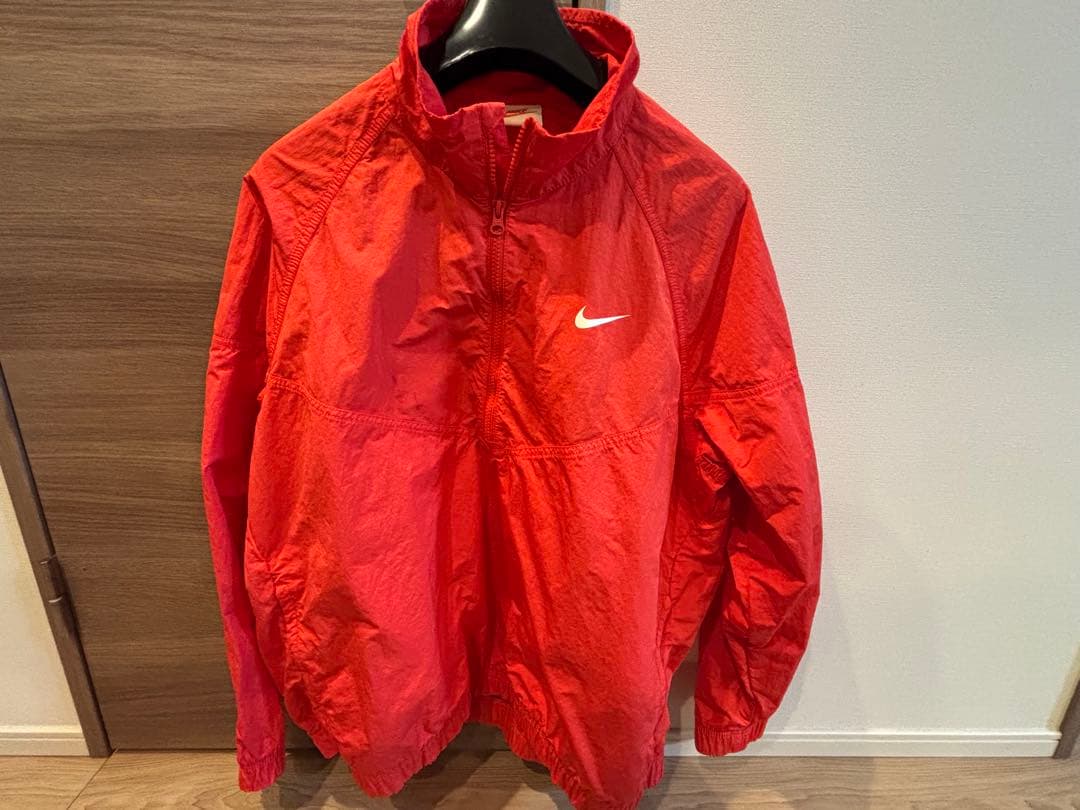 nike stussy windrunner M レッド ライトアウター