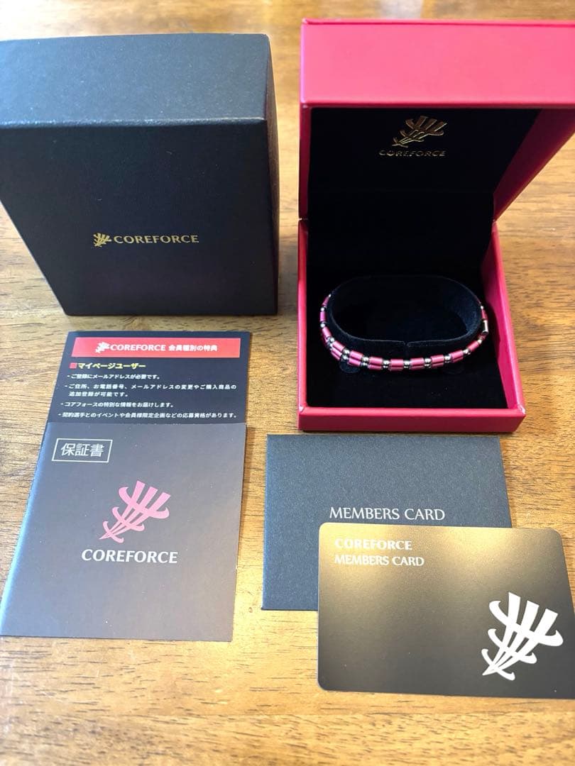 【COREFORCE】ブレスレット/AFモデル/ピンク/50cm