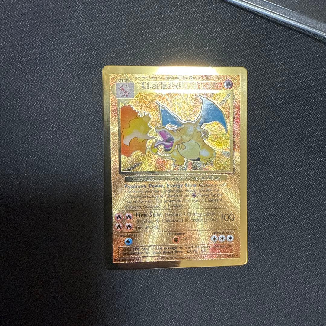 ポケモンカード 25th リザードン、ピカチュウ　ゴールドメタルカードセット