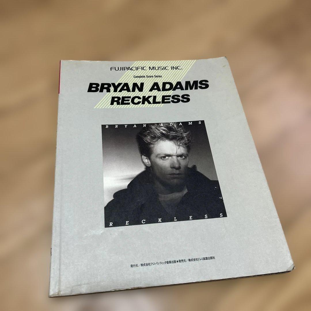 ブライアン•アダムス レックレス バンドスコア タブ譜 BRYAN ADAMS