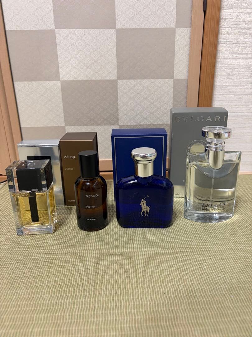 香水 Dior Aesop POLO BVLGARI セット売り！値引き相談可