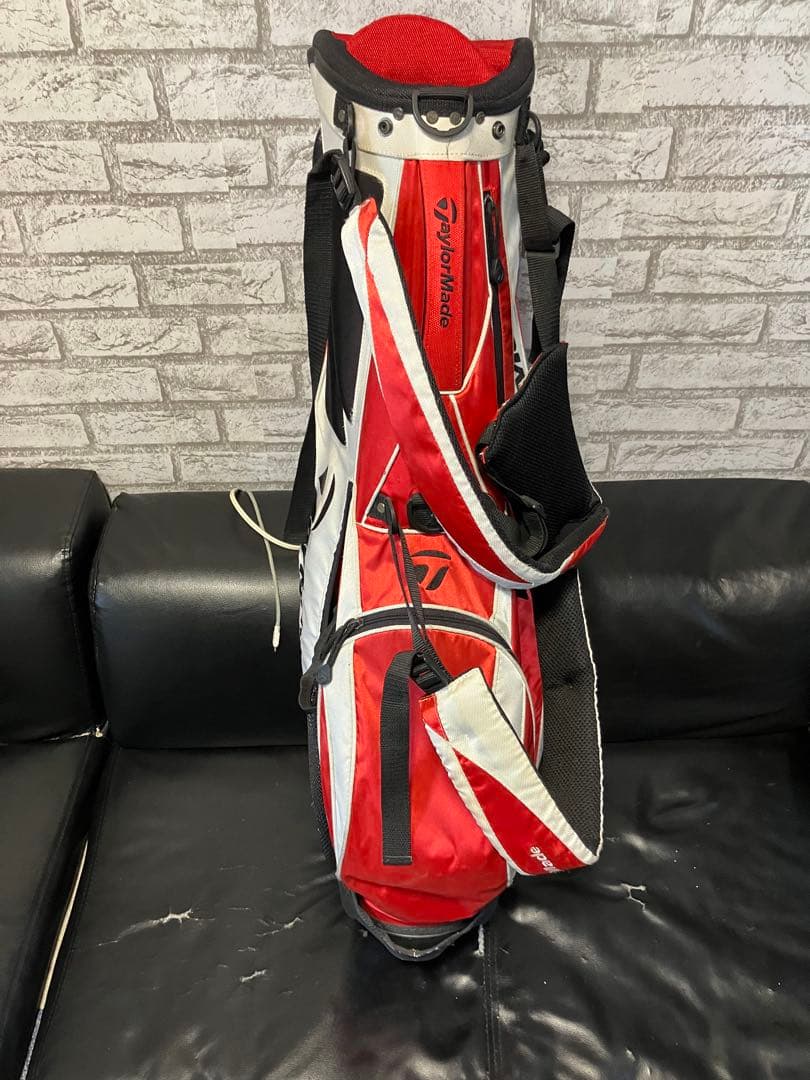 TaylorMade キャディバッグ レッド/ホワイト