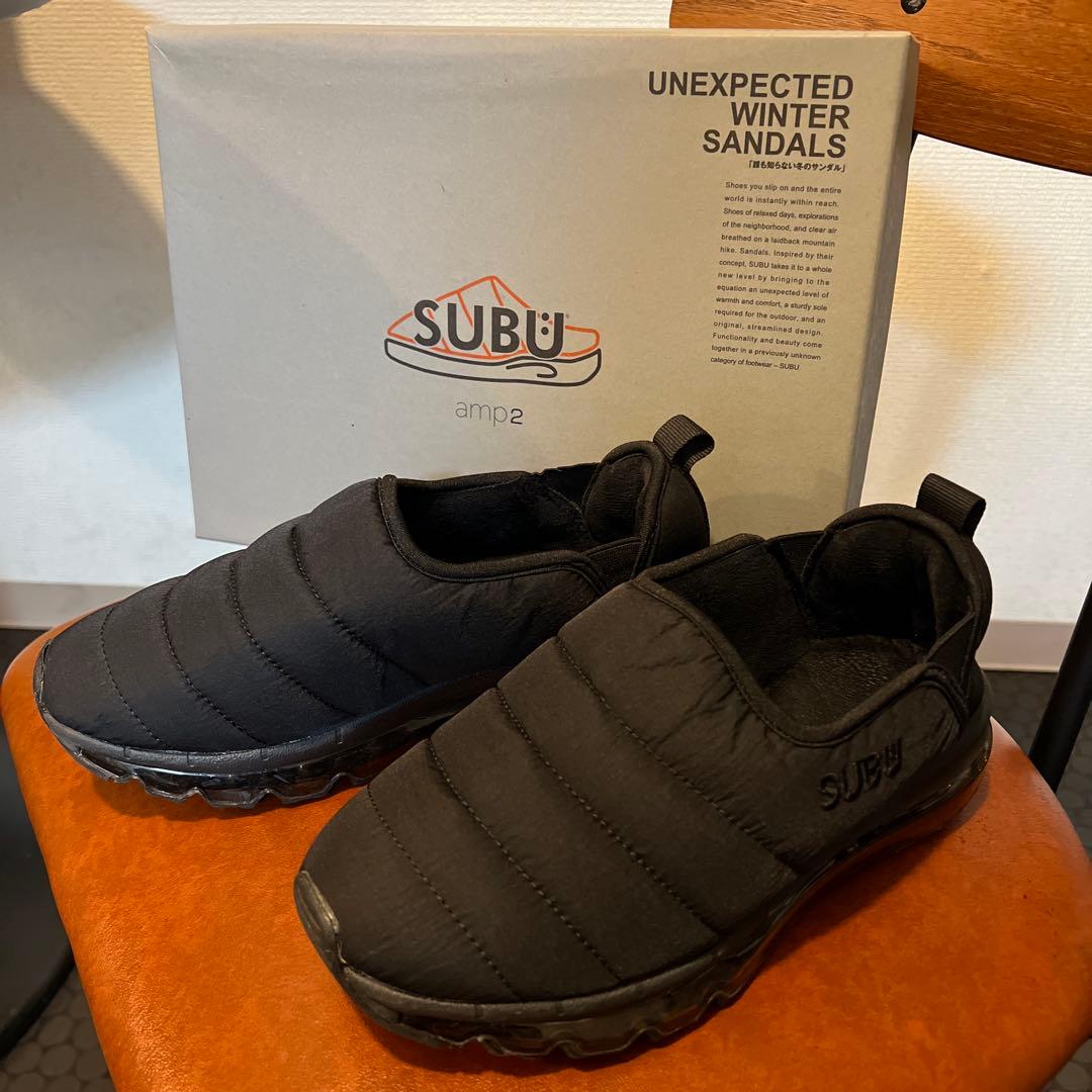 SUBU amp2 サンダル ブラック