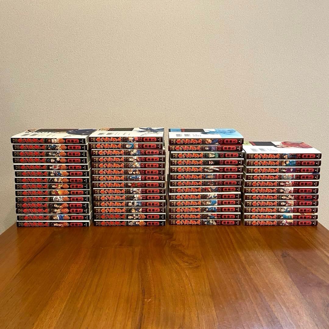 【送料無料】漫画 キングダム25巻〜76巻（52巻）セット:アニメ2期の続き