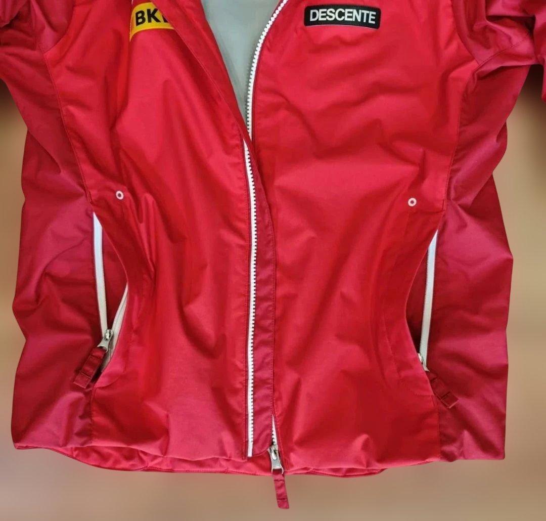 DESCENTE デサント 子供用 スキーウェア レッド/ブラック