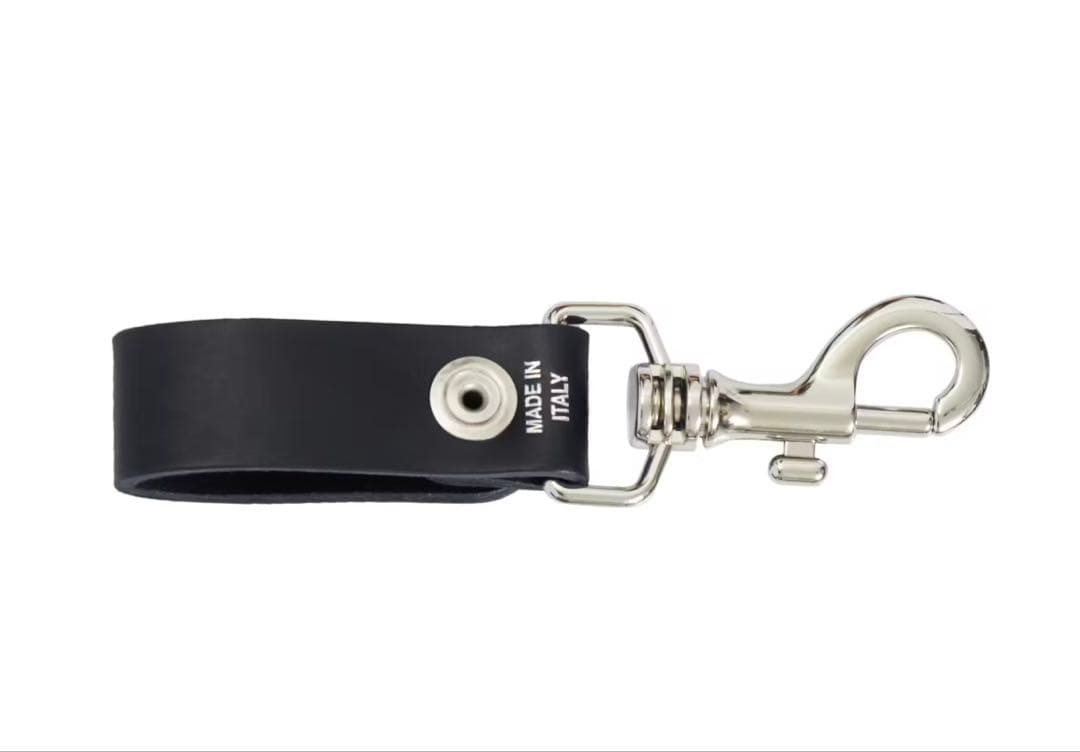 小物 Supreme Leather Key Loop Black 21SS