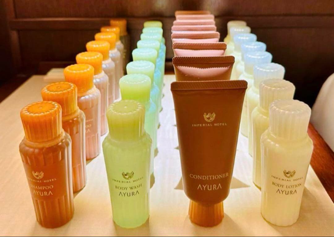 【ひろむし】AYURA アユーラ 帝国ホテル アメニティセット　計70本