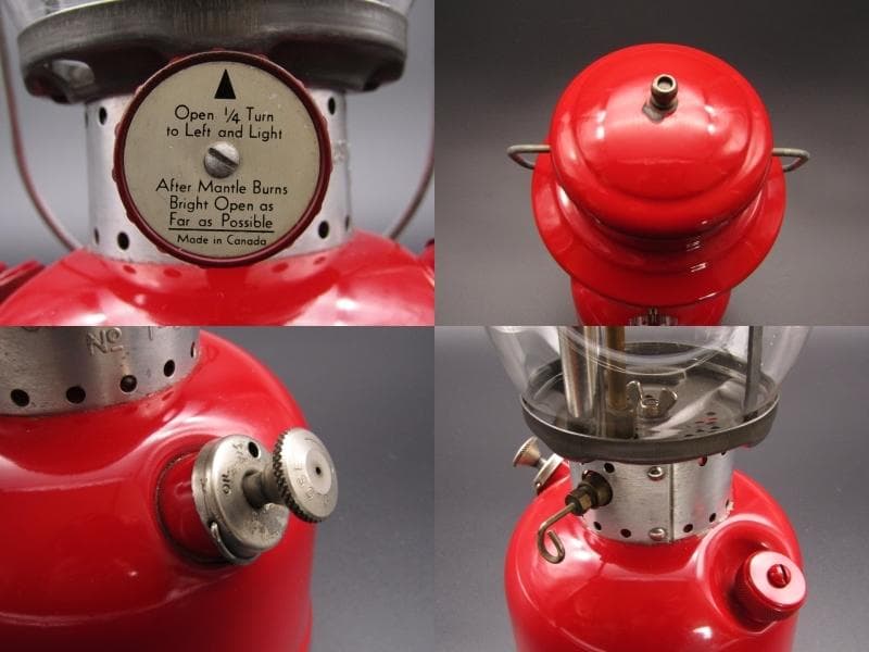 コールマン Coleman ランタン アウトドア ホワイトガソリン 赤 200