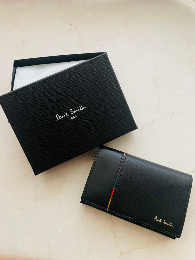 Paul Smith ブラックレザー 名刺入れ