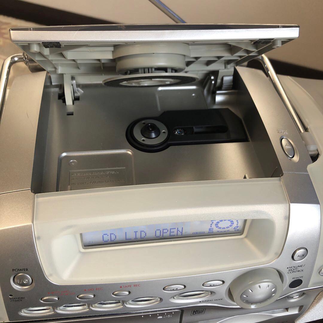 KENWOOD MDCDカセット　コンポ　MDXーF3 稼働品