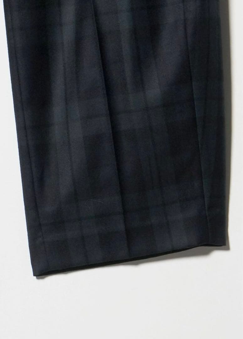 新品未使用　6(ROKU) チェック カーブ パンツ　34