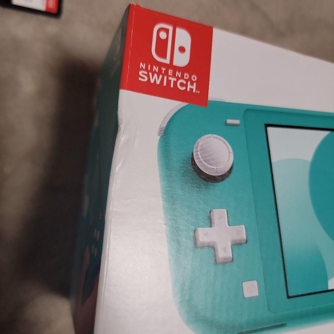 Nintendo Switch Lite ターコイズ 本体 充電器欠 ケース付き