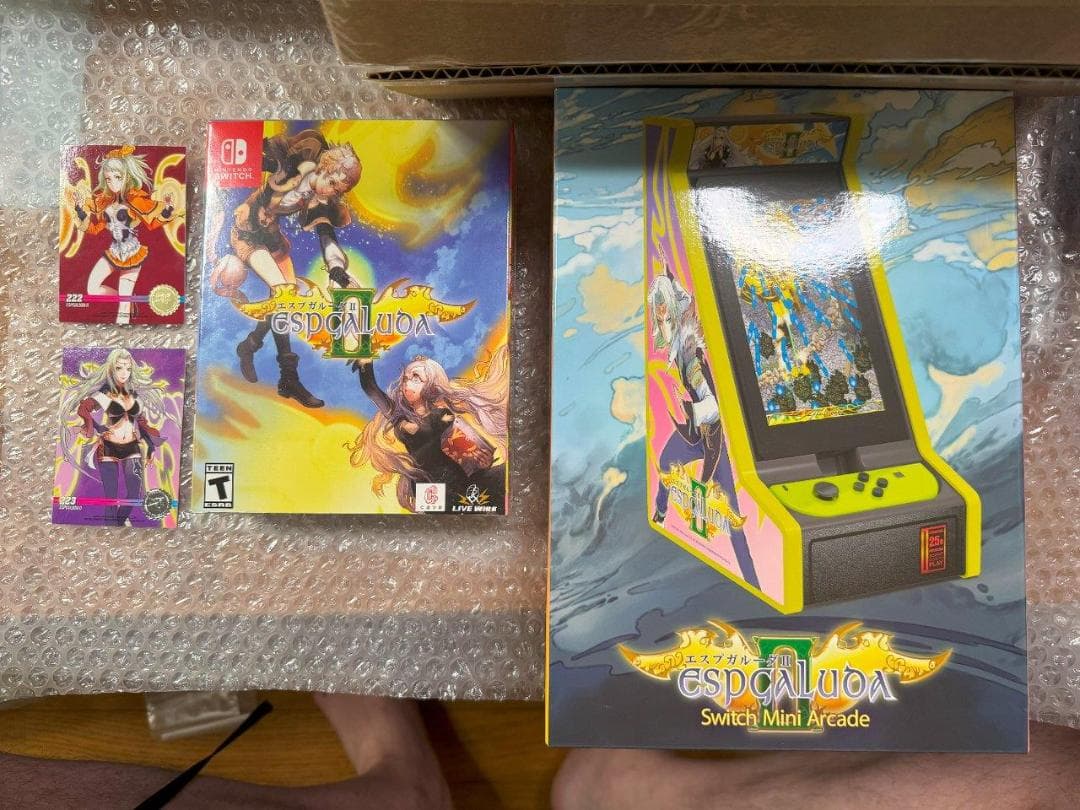 SW エスプガルーダ II 北米限定版+アーケードレプリカ+カード2枚 未開封
