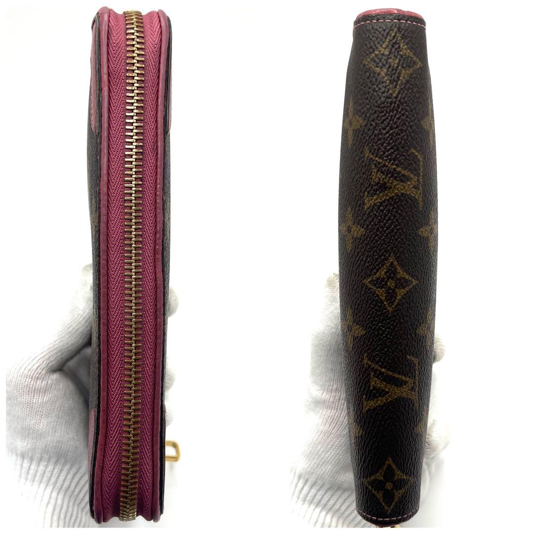 ルイヴィトン モノグラム レティーロ ピンク ジッピーウォレット 長財布 ローズ