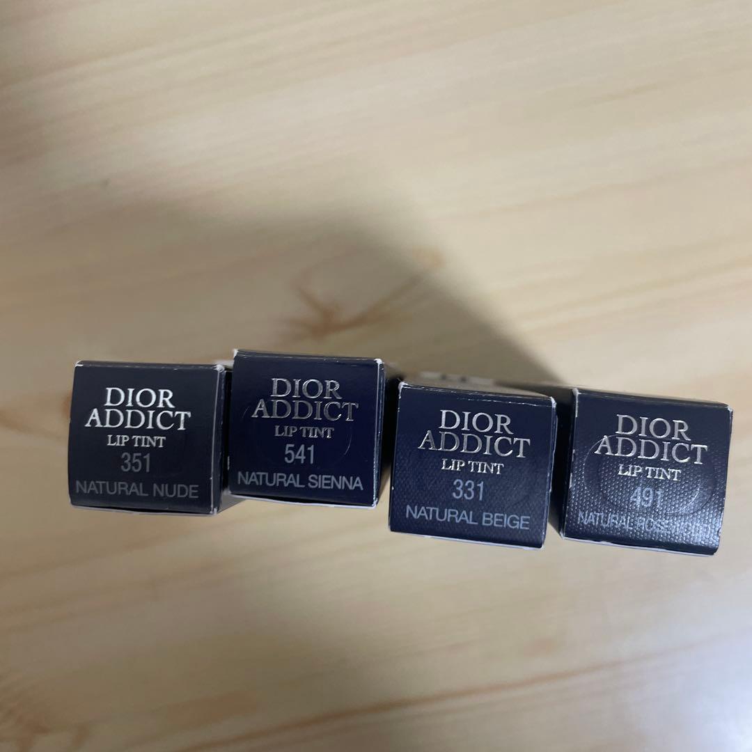 Dior Addict Lip Tint ディオールアディクトリップティント4本