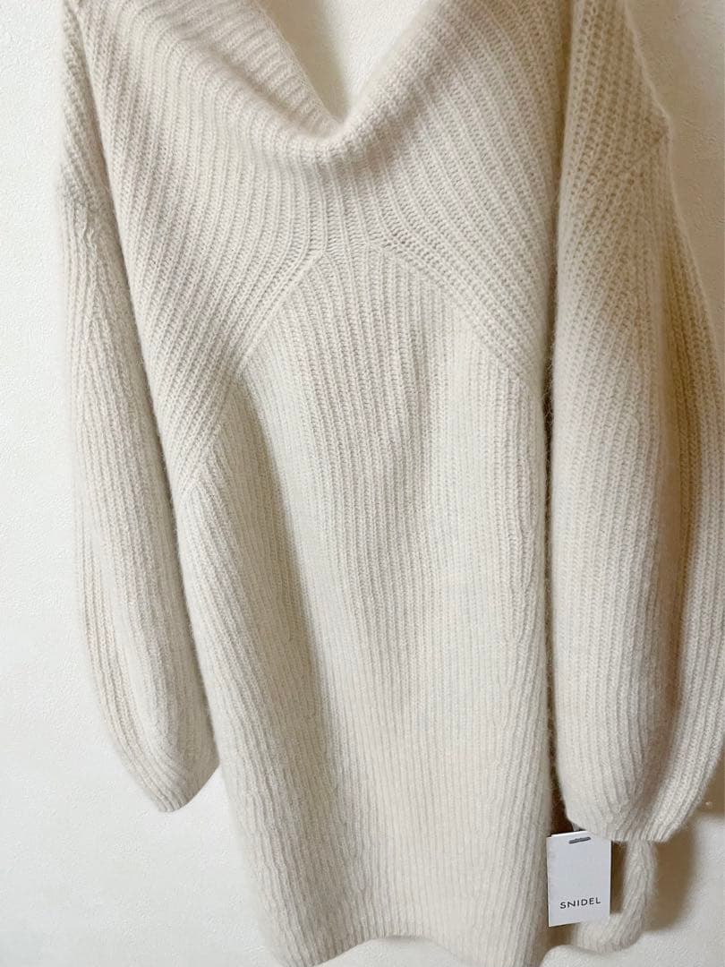 【美品】SNIDEL ラクーンミニニットワンピース