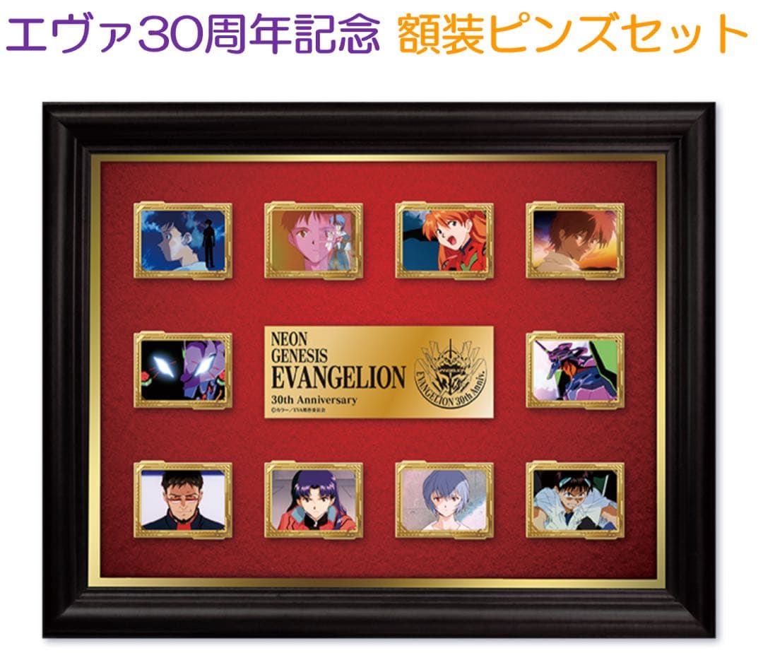 「新世紀エヴァンゲリオン」30周年記念 額装ピンズセット②