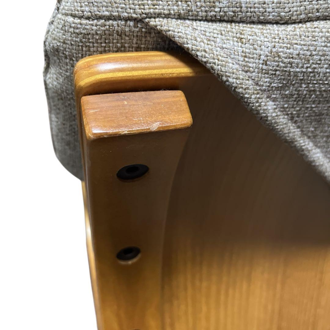 【美品】 通販生活 楽座椅子 カタログハウス 座椅子 グレー