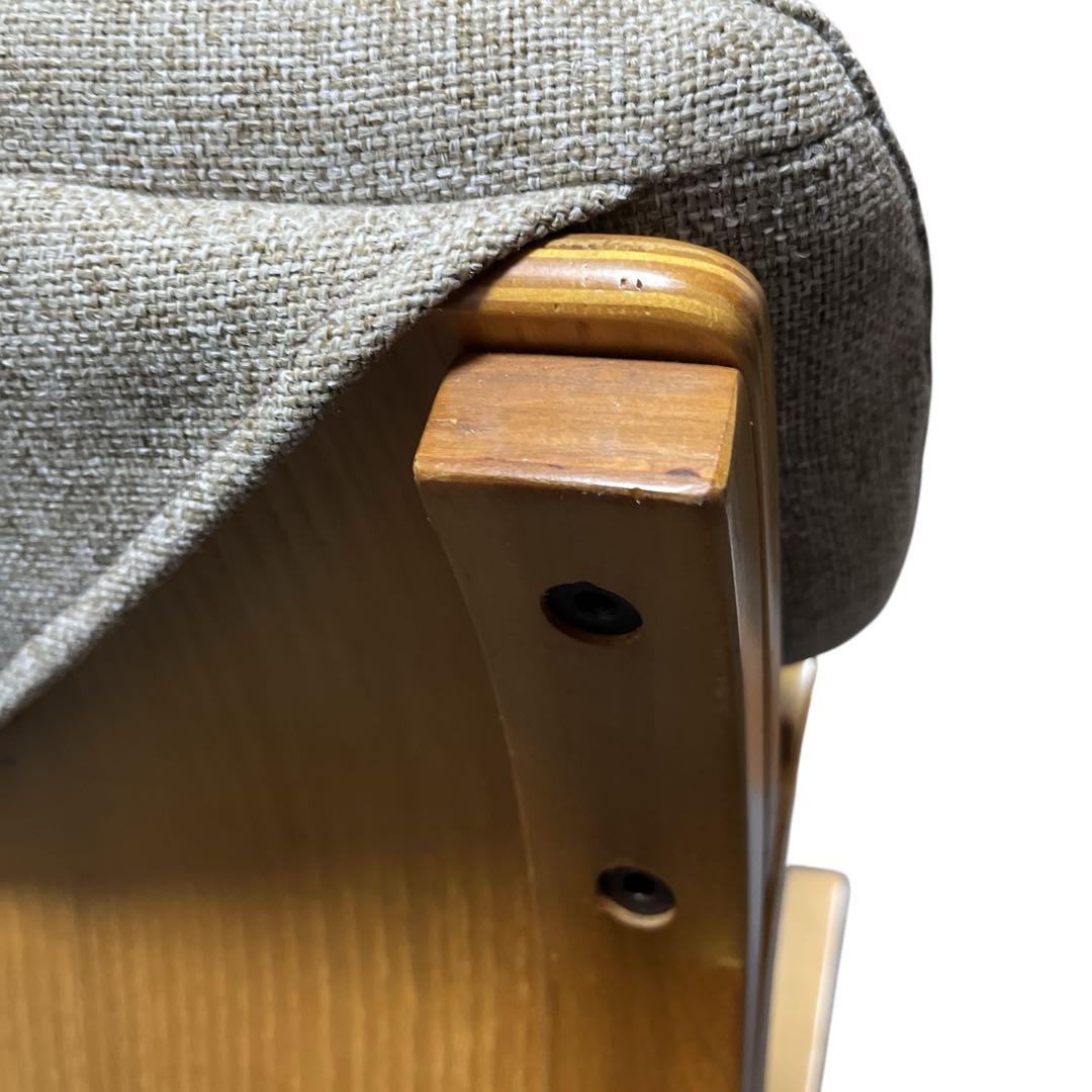 【美品】 通販生活 楽座椅子 カタログハウス 座椅子 グレー