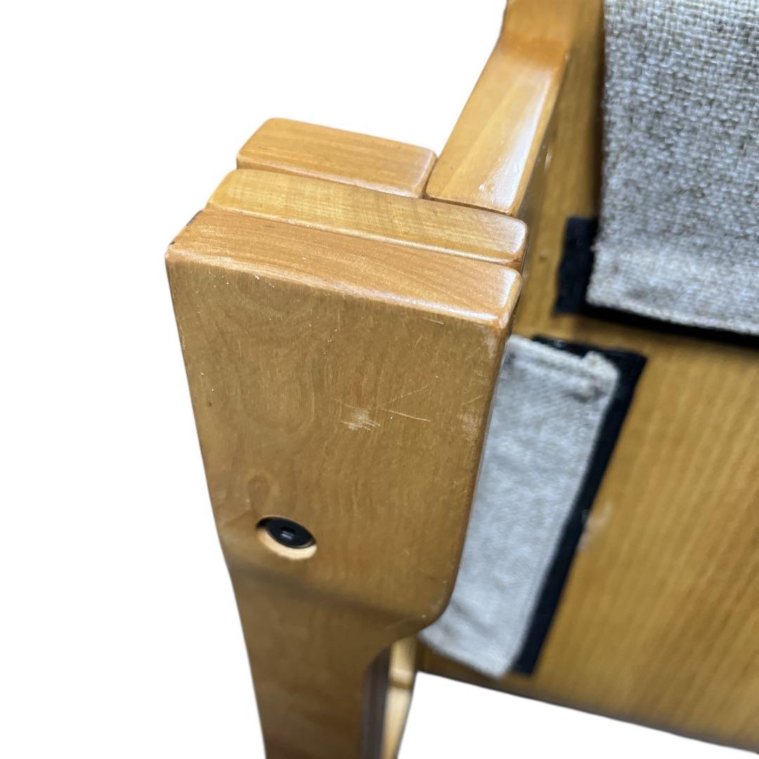 【美品】 通販生活 楽座椅子 カタログハウス 座椅子 グレー