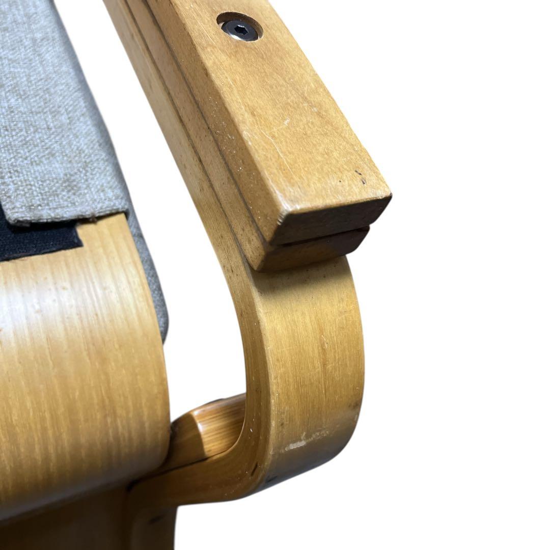 【美品】 通販生活 楽座椅子 カタログハウス 座椅子 グレー