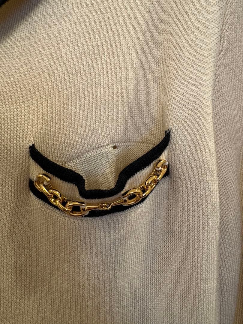 GUCCI セーラーカラー　ニットワンピース