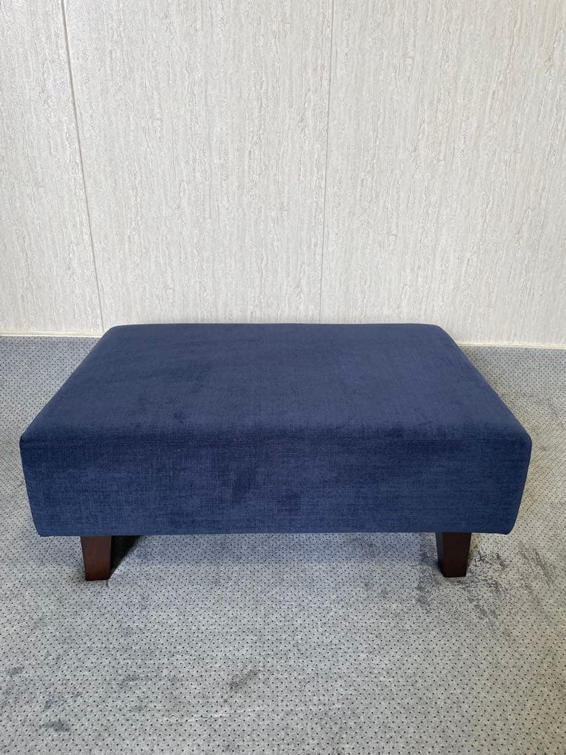 FLANEL SOFA ネイビー オットマン