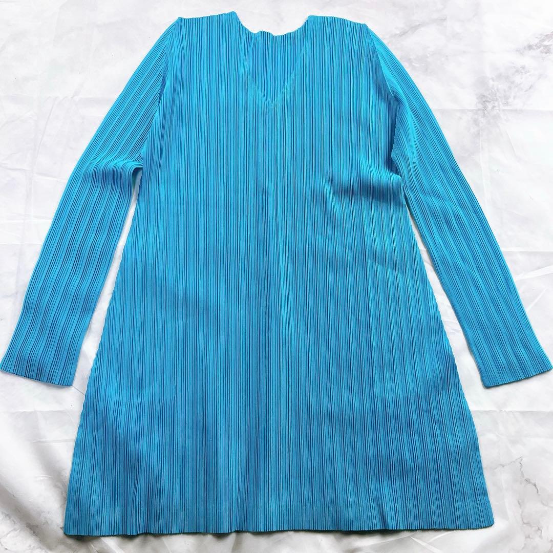 希少✨PLEATS PLEASE サイズ3 チュニック ロングカットソー 長袖
