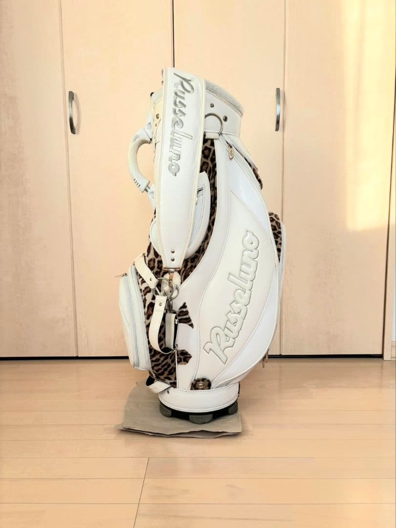希少 人気　ラッセルノ 限定 シャーク ヒョウ柄 ゴルフ キャディバッグ