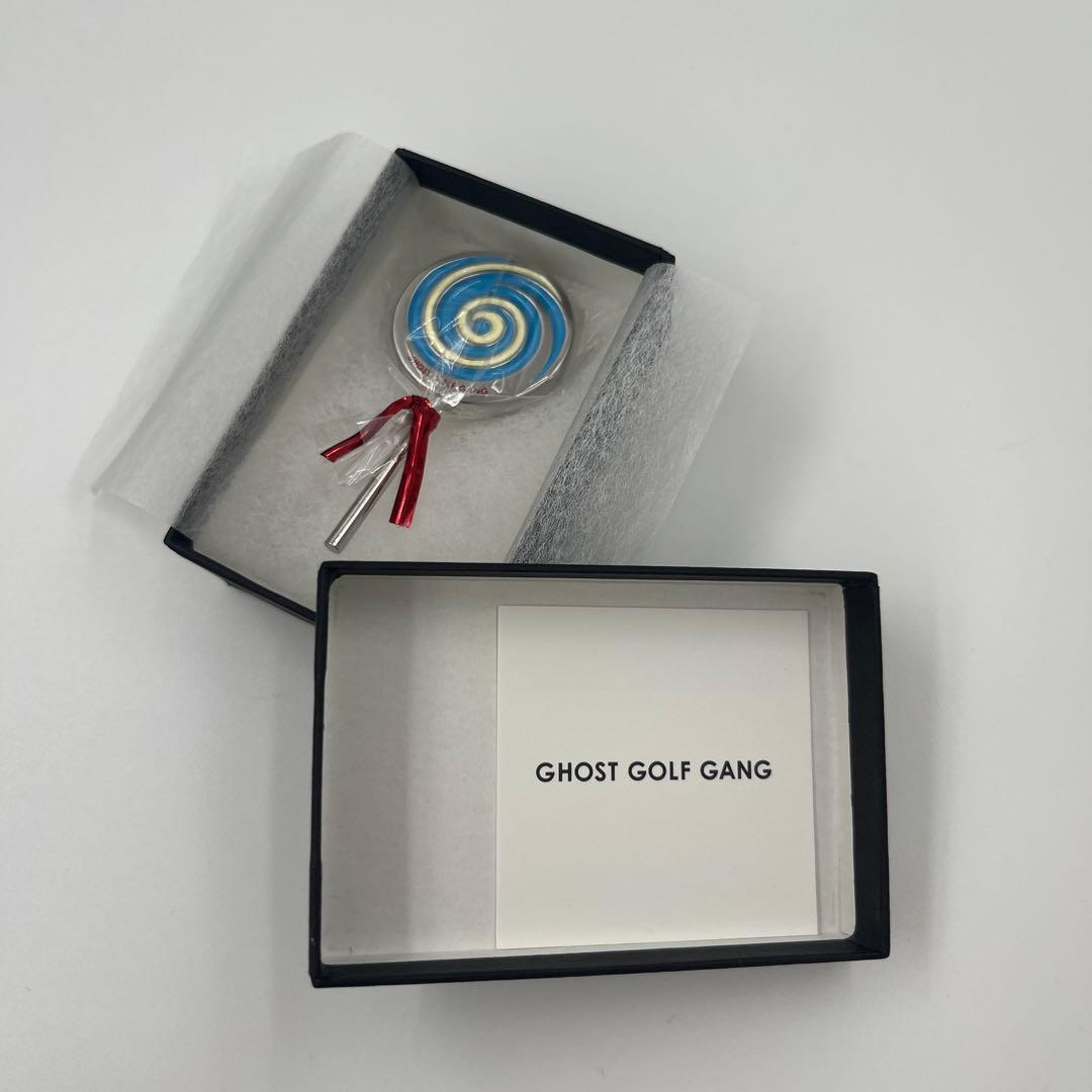 ゴーストゴルフギャング ゴルフマーカー キャンディマーカー 水色 ブルー