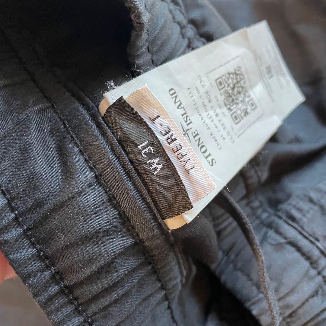 ston  カーゴパンツ ワッペン 黒 W31 TYPE RE-T