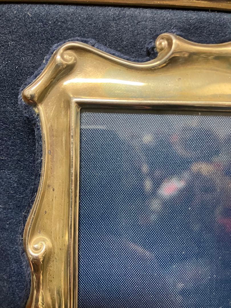 アンティークSIL925ミニ写真立てUK