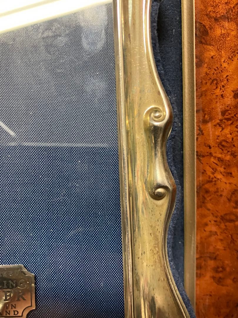 アンティークSIL925ミニ写真立てUK