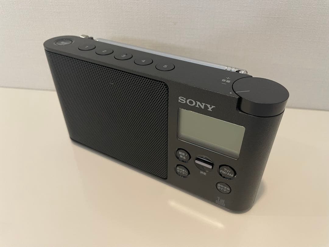 美品 SONY ラジオ XDR-56TV AM/FM等 受信確認済 イヤホン対応