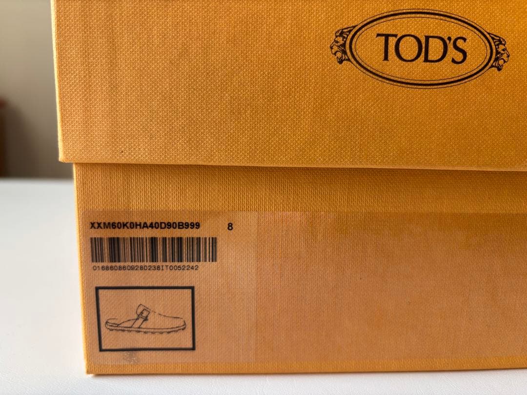 TOD'S（トッズ） スリッパ　ブラックレザー made in Italy