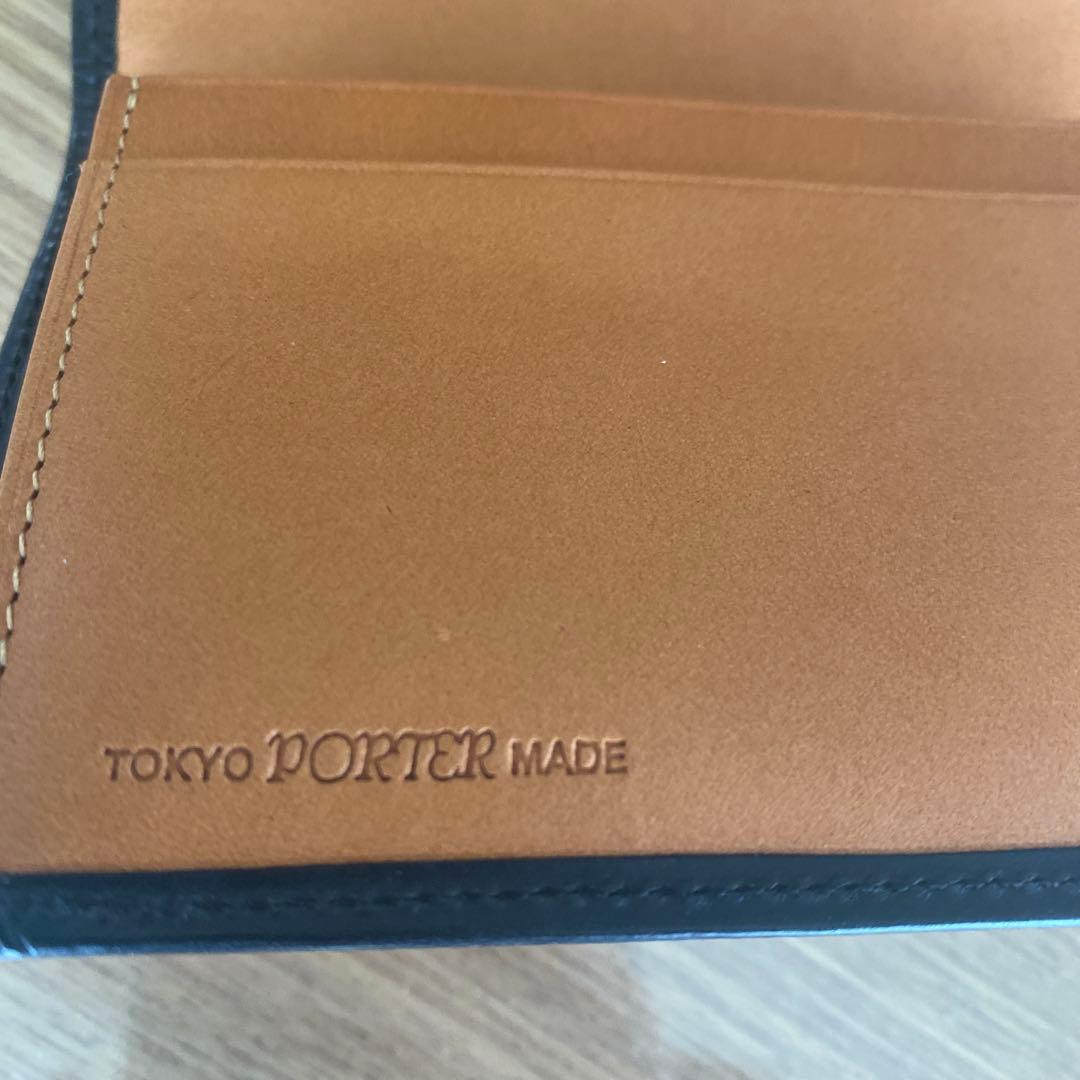 PORTER 東京製 レザー名刺入れ 黒