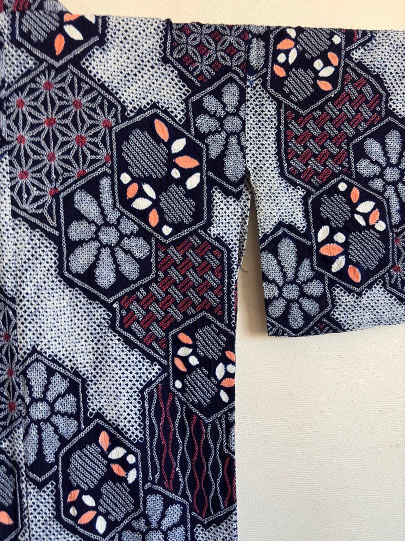 有松絞り　浴衣　身丈159㎝