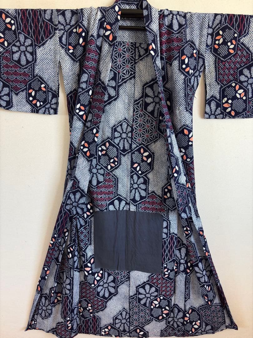 有松絞り　浴衣　身丈159㎝