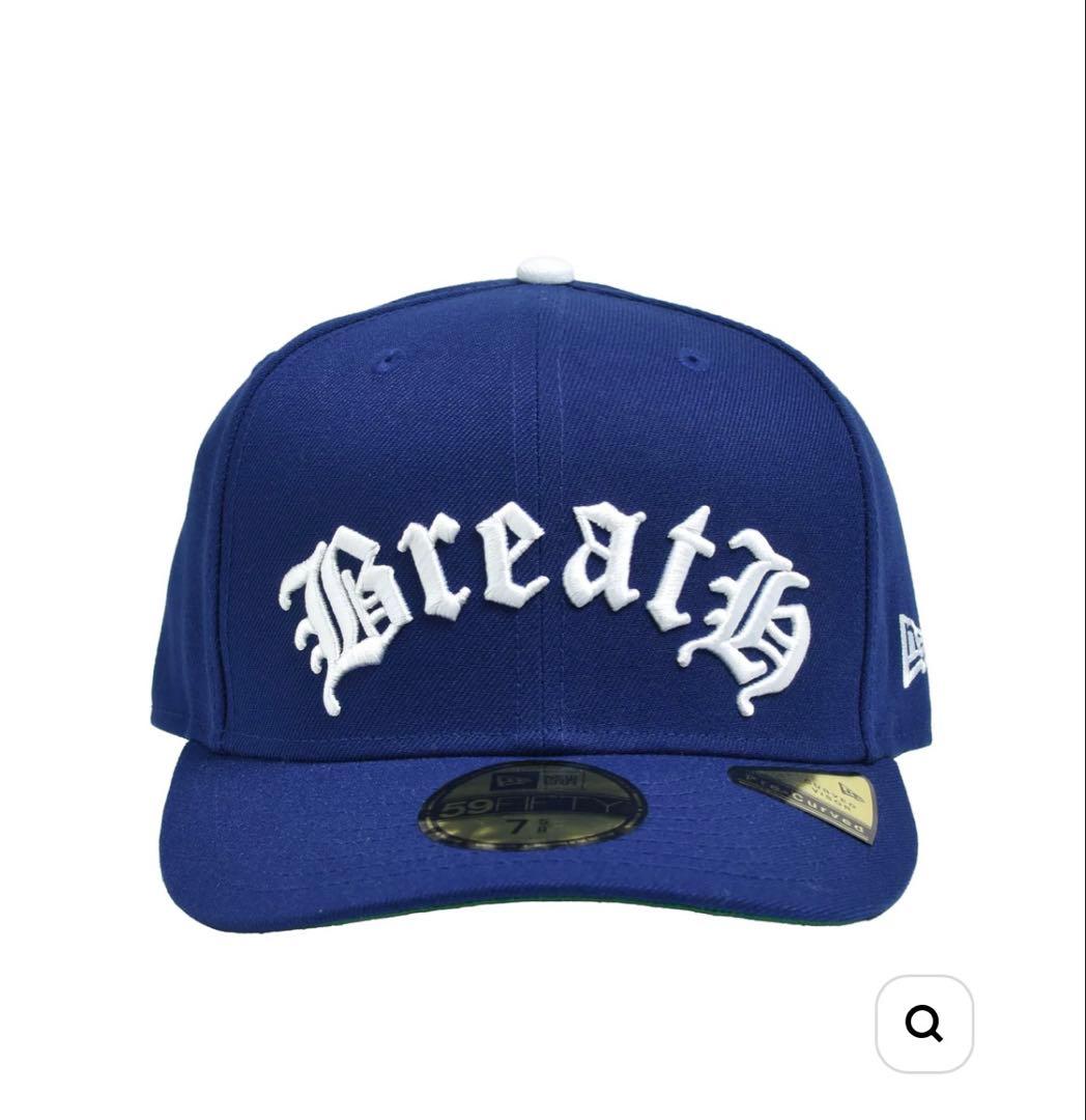 R*様 breath×newera 青キャップ　1/2 badhop