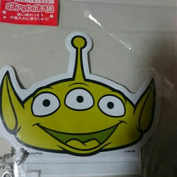 Disney リトルグリーンメン べアブリックとボトルオープナー    ポチ袋