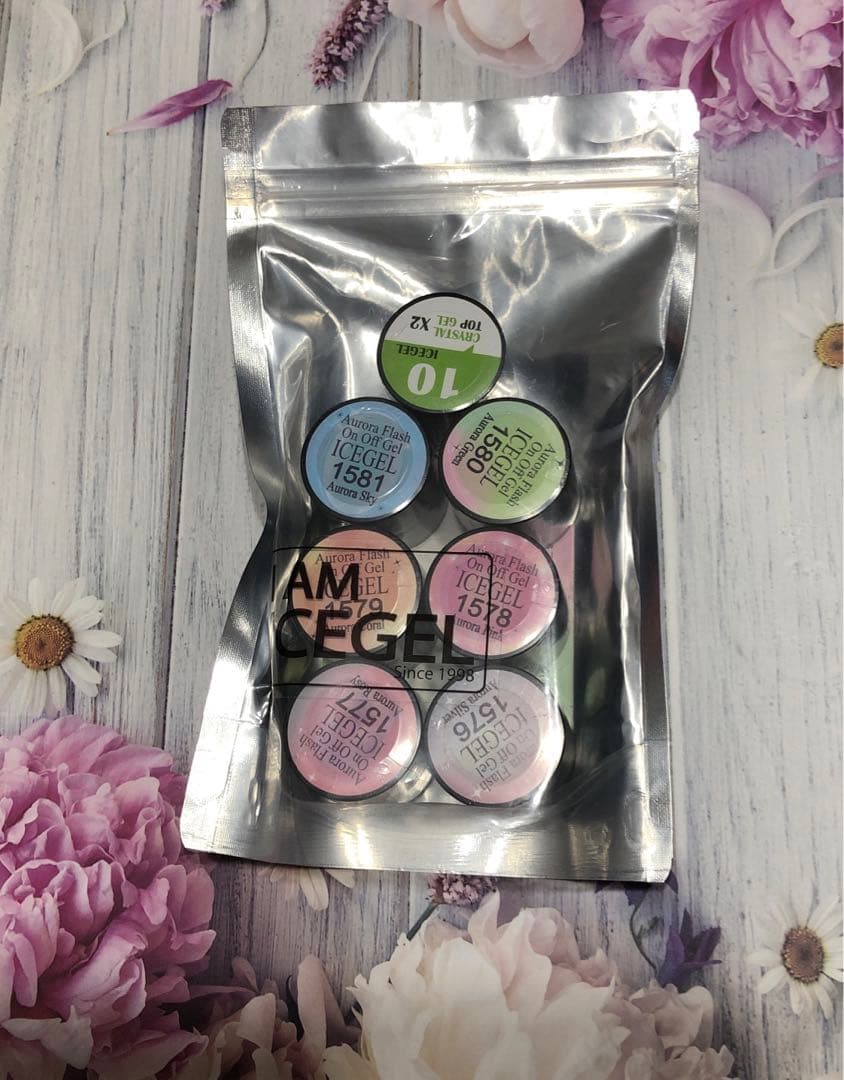 ICE GEL オーロラフラッシュオンオフジェル