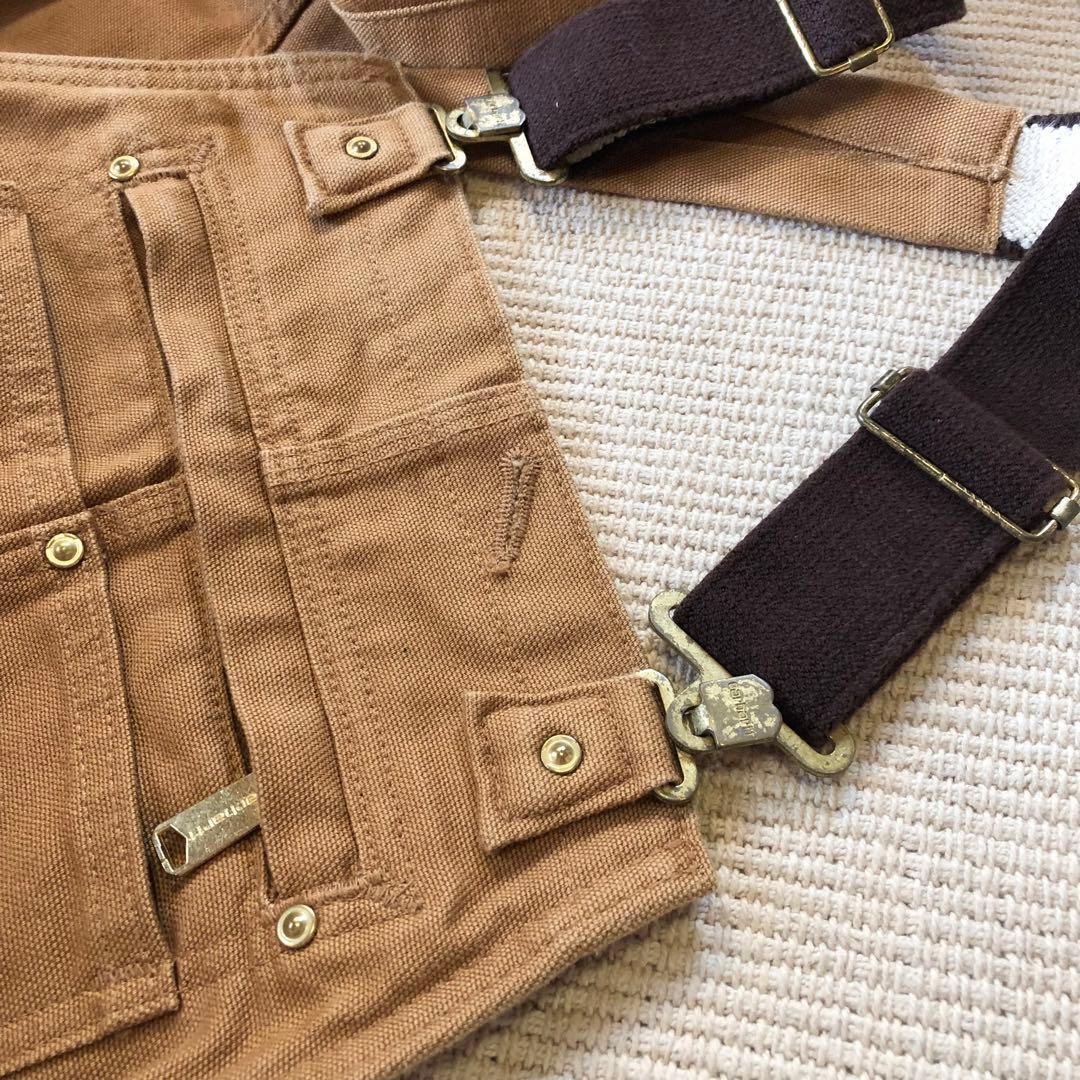 美品 カーハート オーバーオール Bib ダック ダブルニー つなぎ 30×30