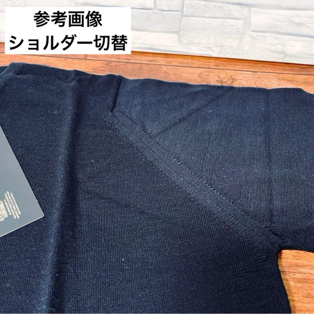 【新品未開封】ジョンスメドレー Vネックニット ASHMOUNT ネイビー M