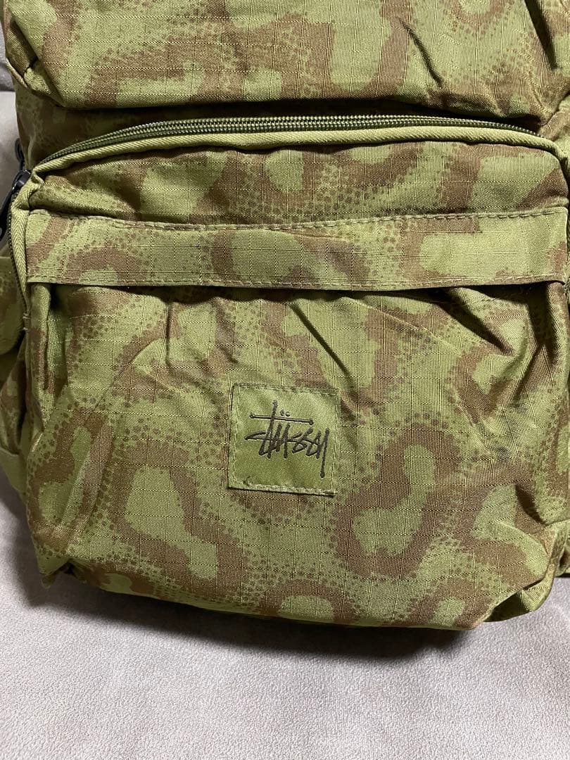 美品 90's old stussy ステューシー リュック　バックパック 迷彩