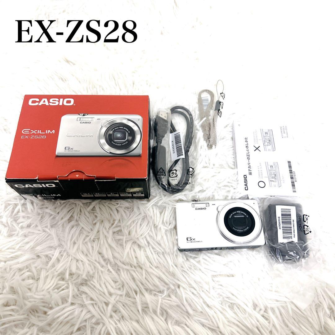 【未使用級】CASIO カシオ EXILIM EX-ZS28 付属品完備