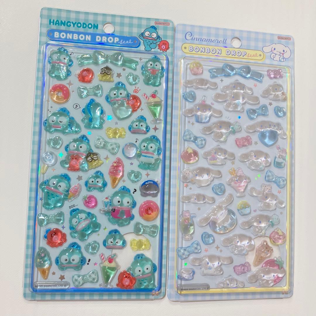 正規品 ボンボンドロップシールサンリオコンプリート8点