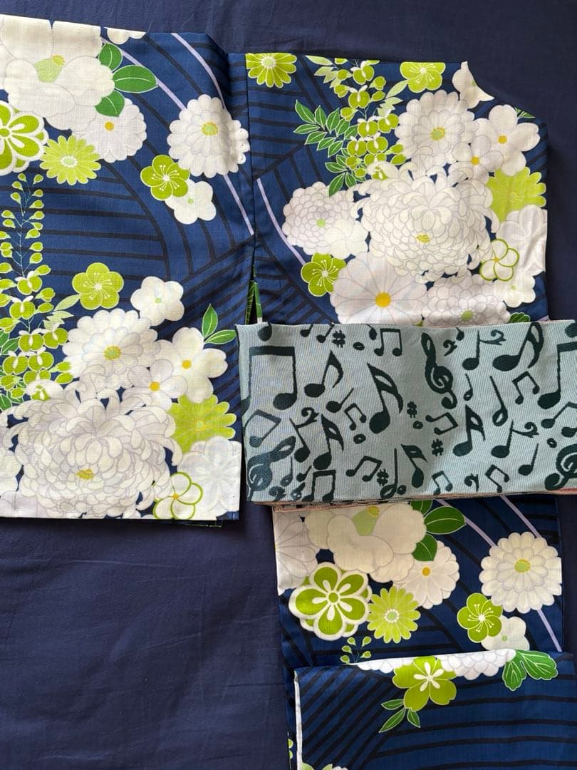 サ*ー様 【未使用】ふりふ　浴衣　夏着物　《オマケ兵児帯付き》