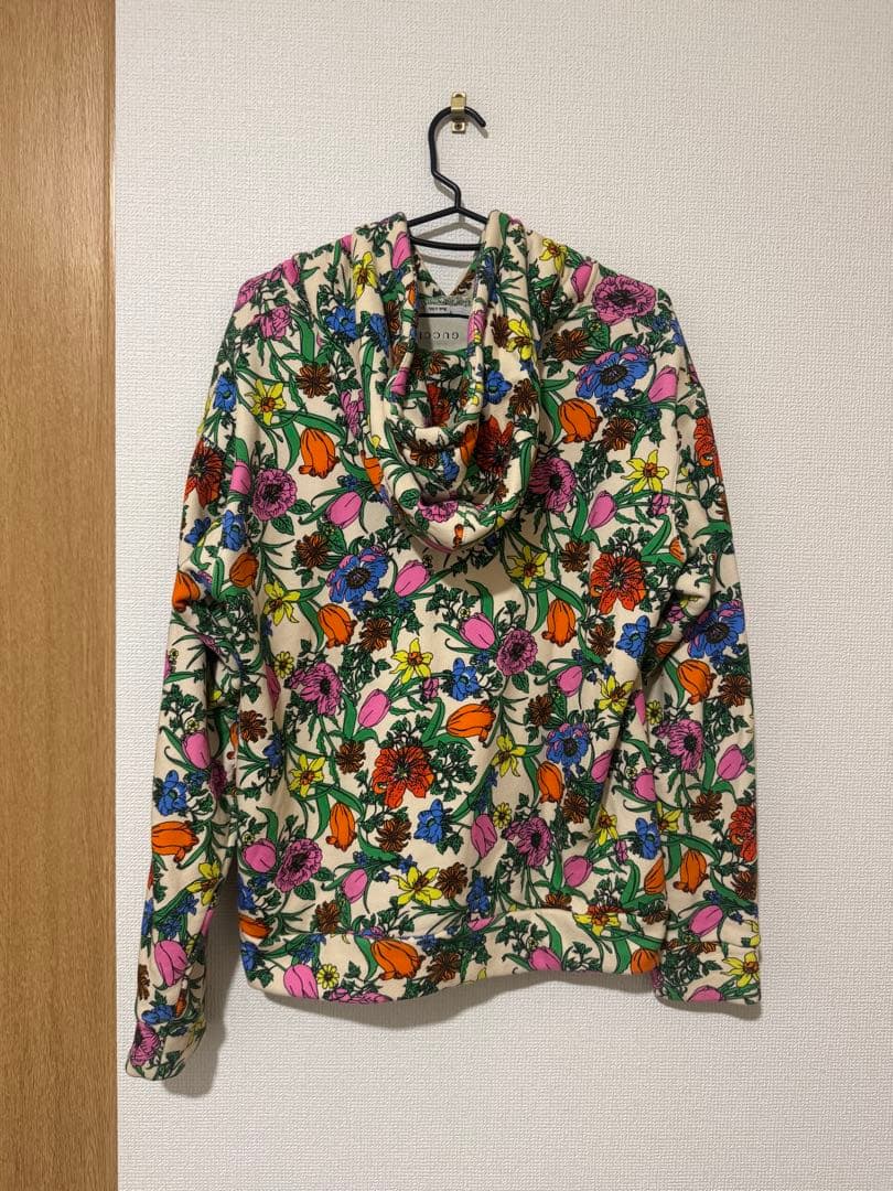 GUCCI 花柄 パーカー トレーナー　イタリア製