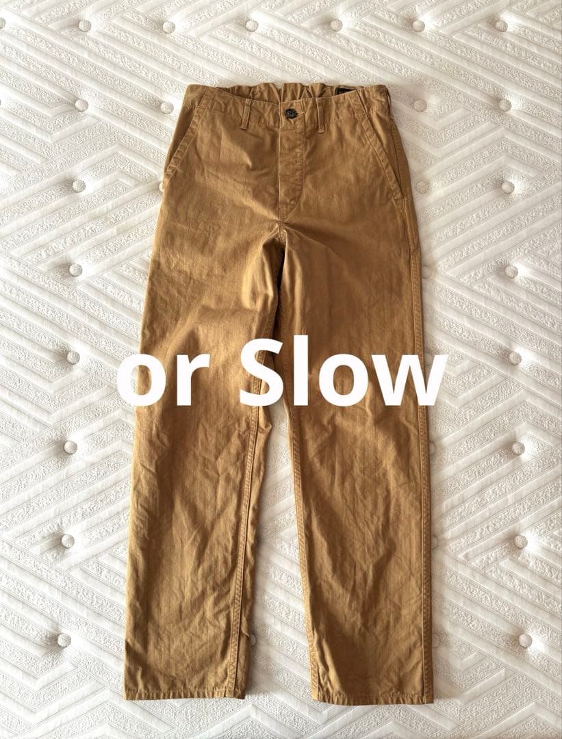 極美品！or Slow フレンチワークパンツ XS bshop オアスロウ